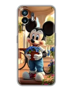 Чехол для OPPO A6k с картинкой «Микки садовод»