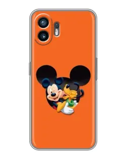 Чехол для OPPO A6k с картинкой «Сердце Микки Минни»