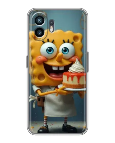 Чехол для OPPO A6k с картинкой «Повар Спанч Боб»
