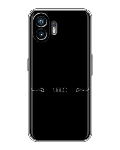 Чехол для OPPO A6k с картинкой «Audi — световой подпись»