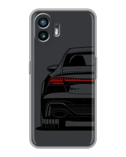 Чехол для OPPO A6k с картинкой «Задняя часть Audi — арт»