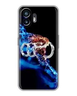 Чехол для OPPO A6k с картинкой «Энергия лого Audi»