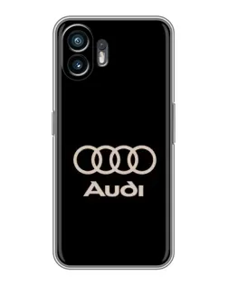 Чехол для OPPO A6k с картинкой «Audi — золотой логотип»