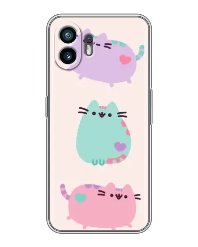 Чехол для OPPO A6k с картинкой «Pusheen трио» Чехол для OPPO A6k с картинкой «Pusheen трио»