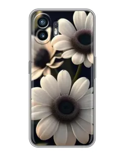 Чехол для OPPO A6k с картинкой «Белые маргаритки макро»