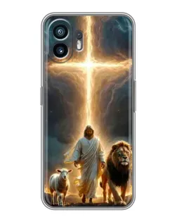 Чехол для OPPO A6s 5G с картинкой «Лев Иуды и Свет»