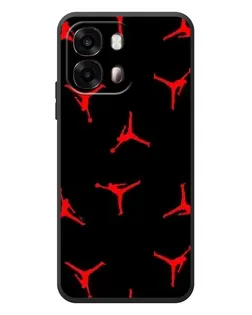 Чехол для OPPO A6s с картинкой «Jordan Red Pattern»