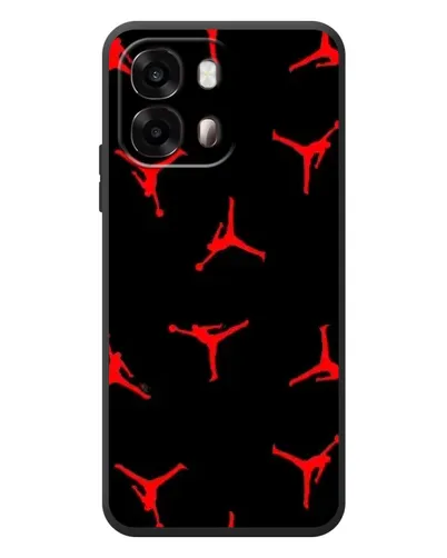 Чехол для OPPO A6s с картинкой «Jordan Red Pattern»