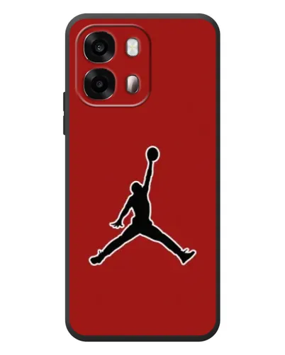 Чехол для OPPO A6s с картинкой «Jordan Red Back»