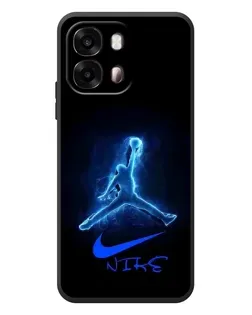 Чехол для OPPO A6s с картинкой «Jordan Neon Blue»