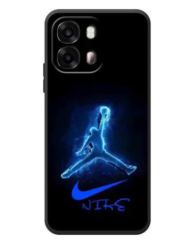Чехол для OPPO A6s с картинкой «Jordan Neon Blue»
