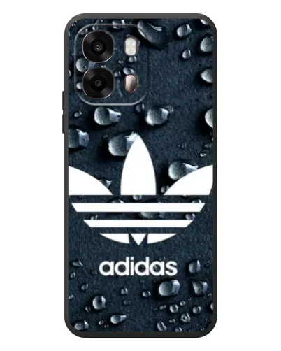 Чехол для OPPO A6s с картинкой «Adidas Trefoil Blue»