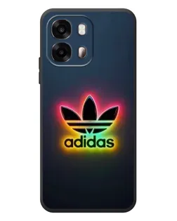 Чехол для OPPO A6s с картинкой «Неоновый Adidas»