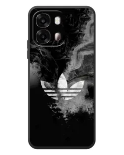 Чехол для OPPO A6s с картинкой «Абстрактный дым Adidas»