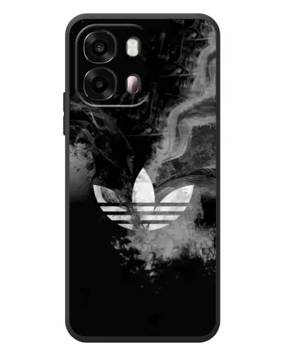 Чехол для OPPO A6s с картинкой «Абстрактный дым Adidas»