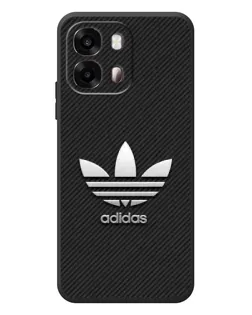 Чехол для OPPO A6s с картинкой «Adidas Карбоновая текстура»