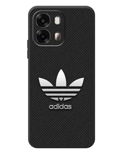 Чехол для OPPO A6s с картинкой «Adidas Карбоновая текстура»