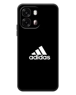 Чехол для OPPO A6s с картинкой «Черная классика Adidas»