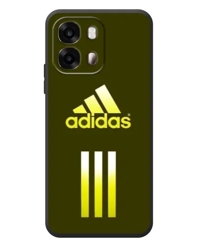 Чехол для OPPO A6s с картинкой «Оливковый градиент Adidas»