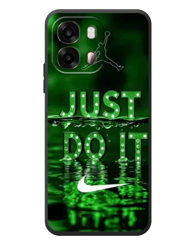 Чехол для OPPO A6s с картинкой «Зеленый неоновый Nike»