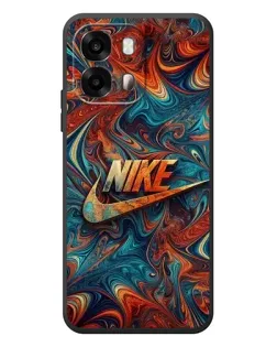 Чехол для OPPO A6s с картинкой «Nike в абстракции»