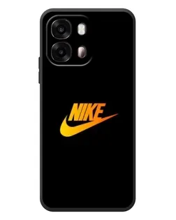 Чехол для OPPO A6s с картинкой «Золотой логотип Nike»