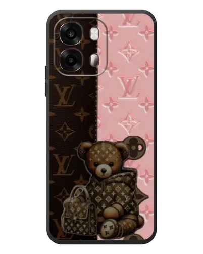 Чехол для OPPO A6s с картинкой «Мишка в стиле LV»