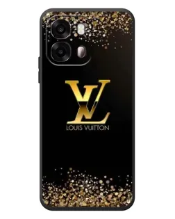 Чехол для OPPO A6s с картинкой «LV — золотые искры»
