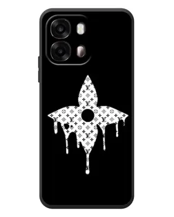 Чехол для OPPO A6s с картинкой «Цветочная монограмма»