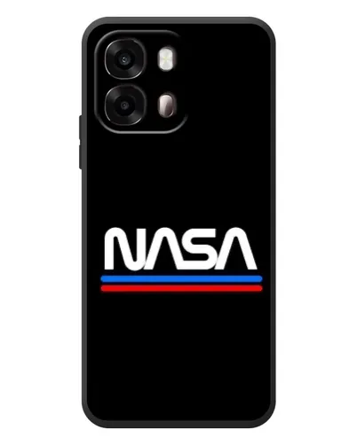 Чехол для OPPO A6s с картинкой «NASA — классика Red Blue» Чехол для OPPO A6s с картинкой «NASA — классика Red Blue»