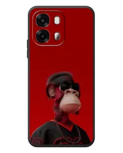 Чехол для OPPO A6s с картинкой «Bored Ape в красном»