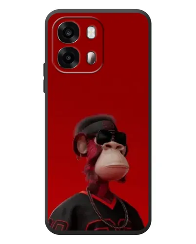 Чехол для OPPO A6s с картинкой «Bored Ape в красном» Чехол для OPPO A6s с картинкой «Bored Ape в красном»
