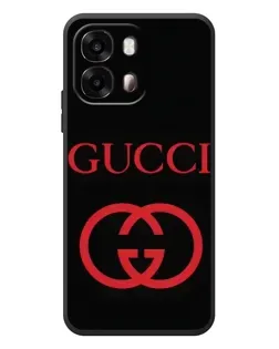 Чехол для OPPO A6s с картинкой «Gucci — красный логотип»