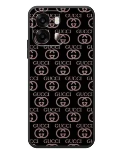 Чехол для OPPO A6s с картинкой «Классическая монограмма Gucci»