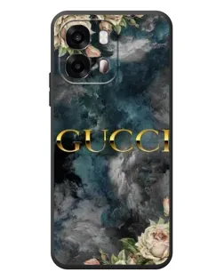 Чехол для OPPO A6s с картинкой «Абстрактные цветы Gucci»