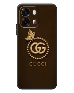 Чехол для OPPO A6s с картинкой «Gucci — золотая бабочка»