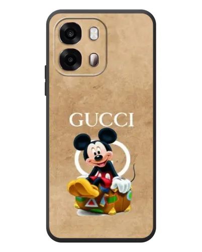 Чехол для OPPO A6s с картинкой «Микки Маус Gucci — крафт» Чехол для OPPO A6s с картинкой «Микки Маус Gucci — крафт»