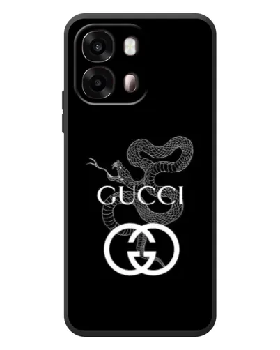 Чехол для OPPO A6s с картинкой «Gucci — серебряная змея» Чехол для OPPO A6s с картинкой «Gucci — серебряная змея»