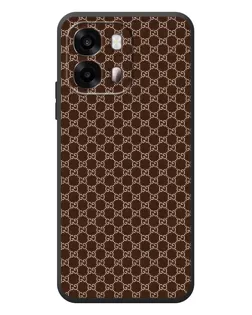 Чехол для OPPO A6s с картинкой «Gucci — шоколадная сетка»