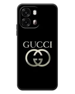 Чехол для OPPO A6s с картинкой «Gucci — золото на черном»