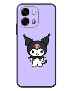 Чохол для OPPO A6s з картинкою «Kuromi — ніжний фіолетовий»