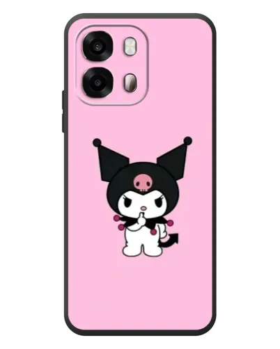 Чехол для OPPO A6s с картинкой «Kuromi — розовая нежность»
