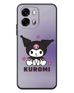 Чохол для OPPO A6s з картинкою «Kuromi — фіолетовий арт»