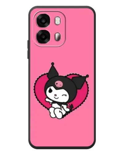 Чехол для OPPO A6s с картинкой «Kuromi — любовь в сердце»