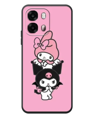 Чехол для OPPO A6s с картинкой «My Melody и Kuromi»