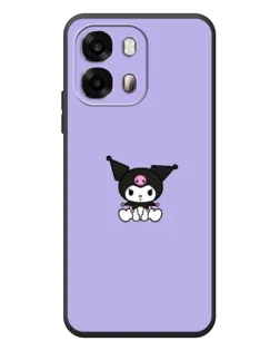 Чохол для OPPO A6s з картинкою «Kuromi — фіолетовий мінімалізм»