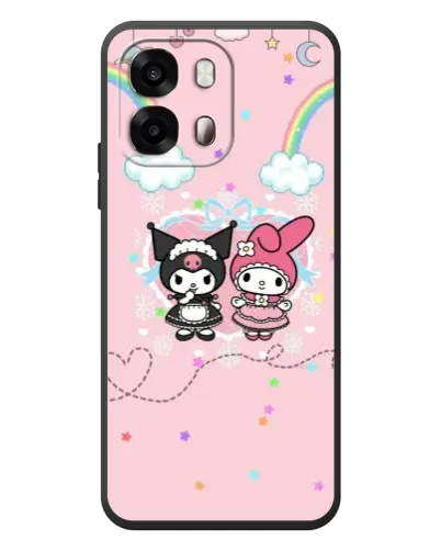 Чехол для OPPO A6s с картинкой «My Melody и Kuromi»