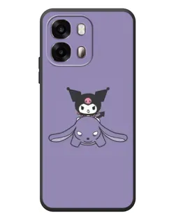Чохол для OPPO A6s з картинкою «Kuromi на ліловому фоні»