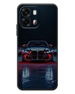Чехол для OPPO A6s с картинкой «BMW на мокрой дороге»