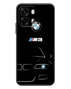 Чехол для OPPO A6s с картинкой «Минималистичный принт BMW M3»